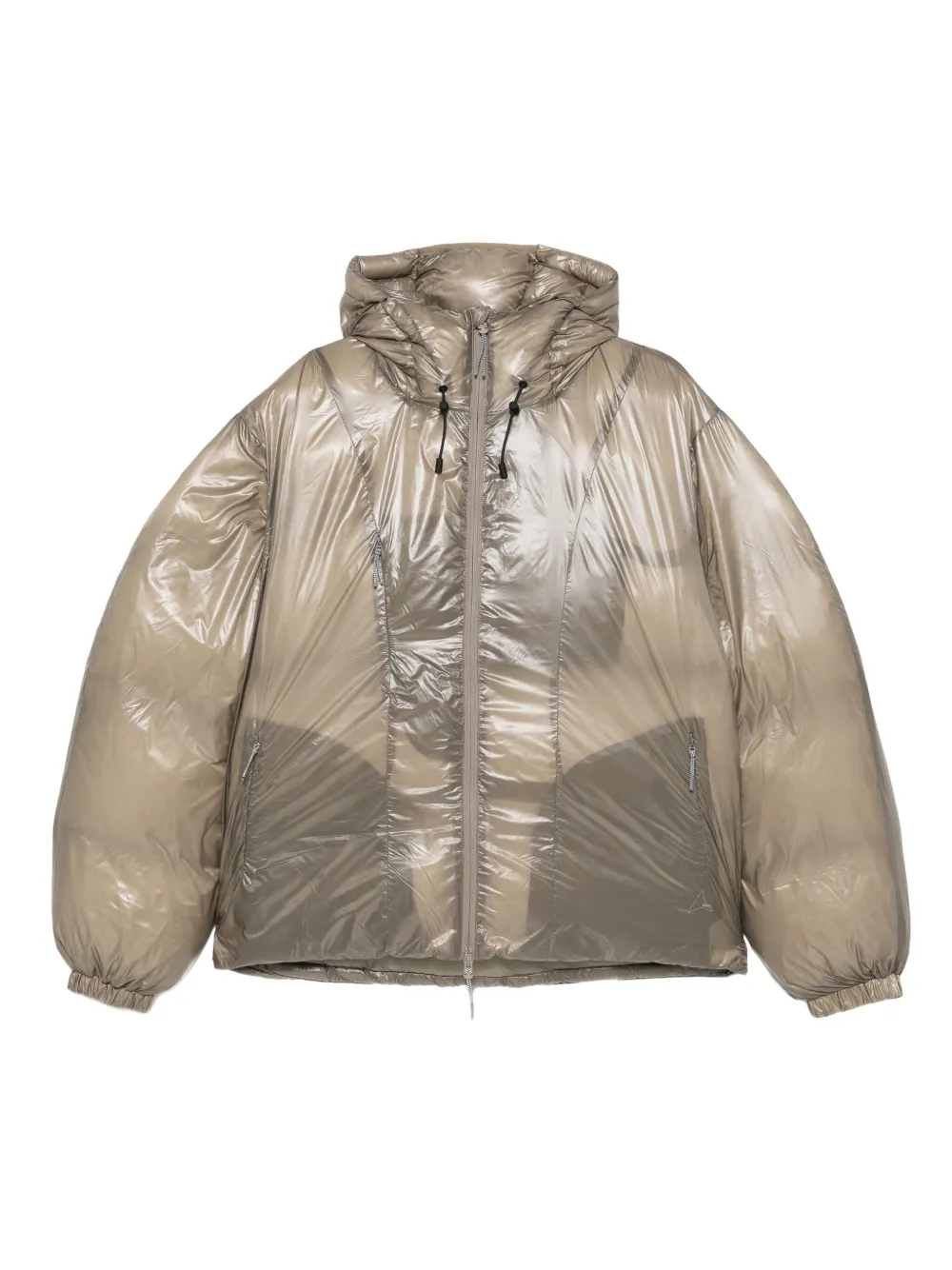 Roa Hooded Shell Jacket In Gold