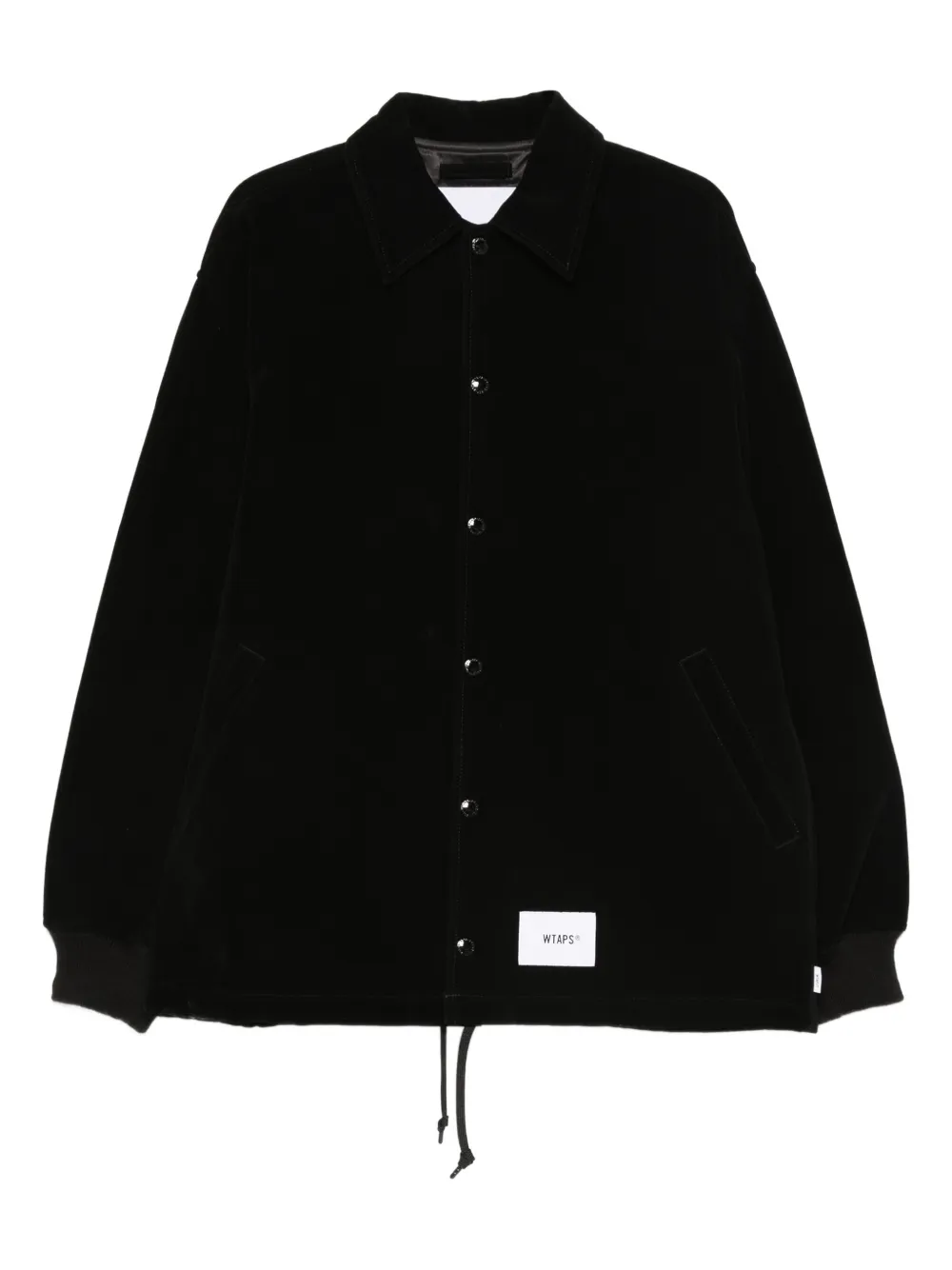 WTAPS faux-suede jacket | Black | Image 1