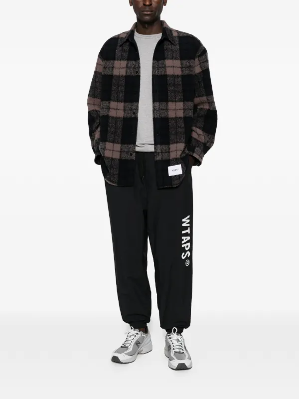 WTAPS チェック シャツ | ブルー | FARFETCH JP