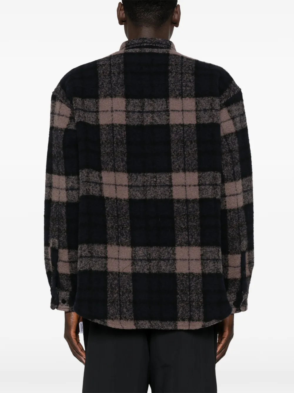 Wtaps Checked Shirt In Black