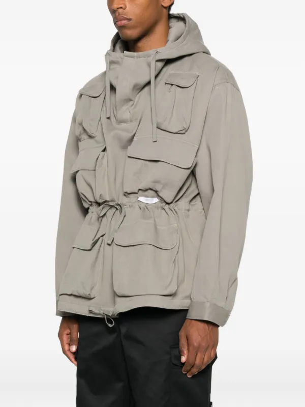 トップス WTAPS LLW / Hoody / Cotton Grey M WTAPS multi-pocket Hoodie | Grey | FARFETCH ZA