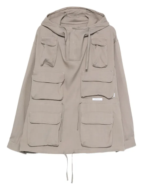 WTAPS multi-pocket Hoodie | Grey | FARFETCH ZA