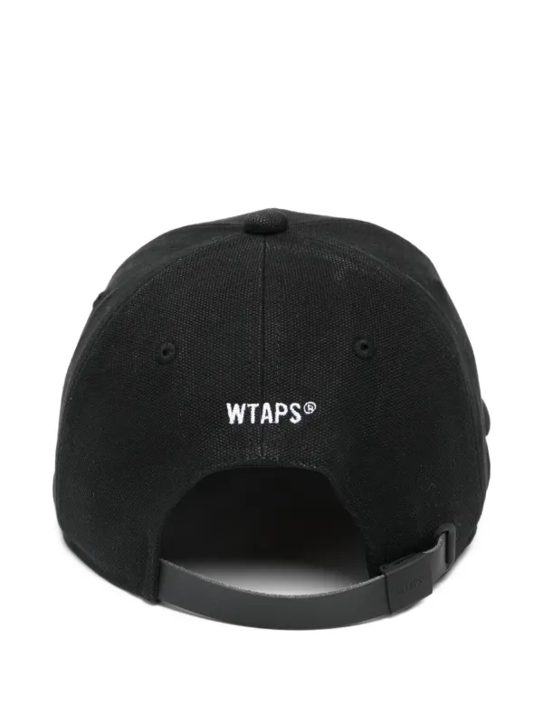 WTAPS ロゴ キャップ | ブラック | FARFETCH JP