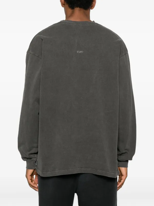 WTAPS Sign-Od ロングTシャツ | グレー | FARFETCH JP