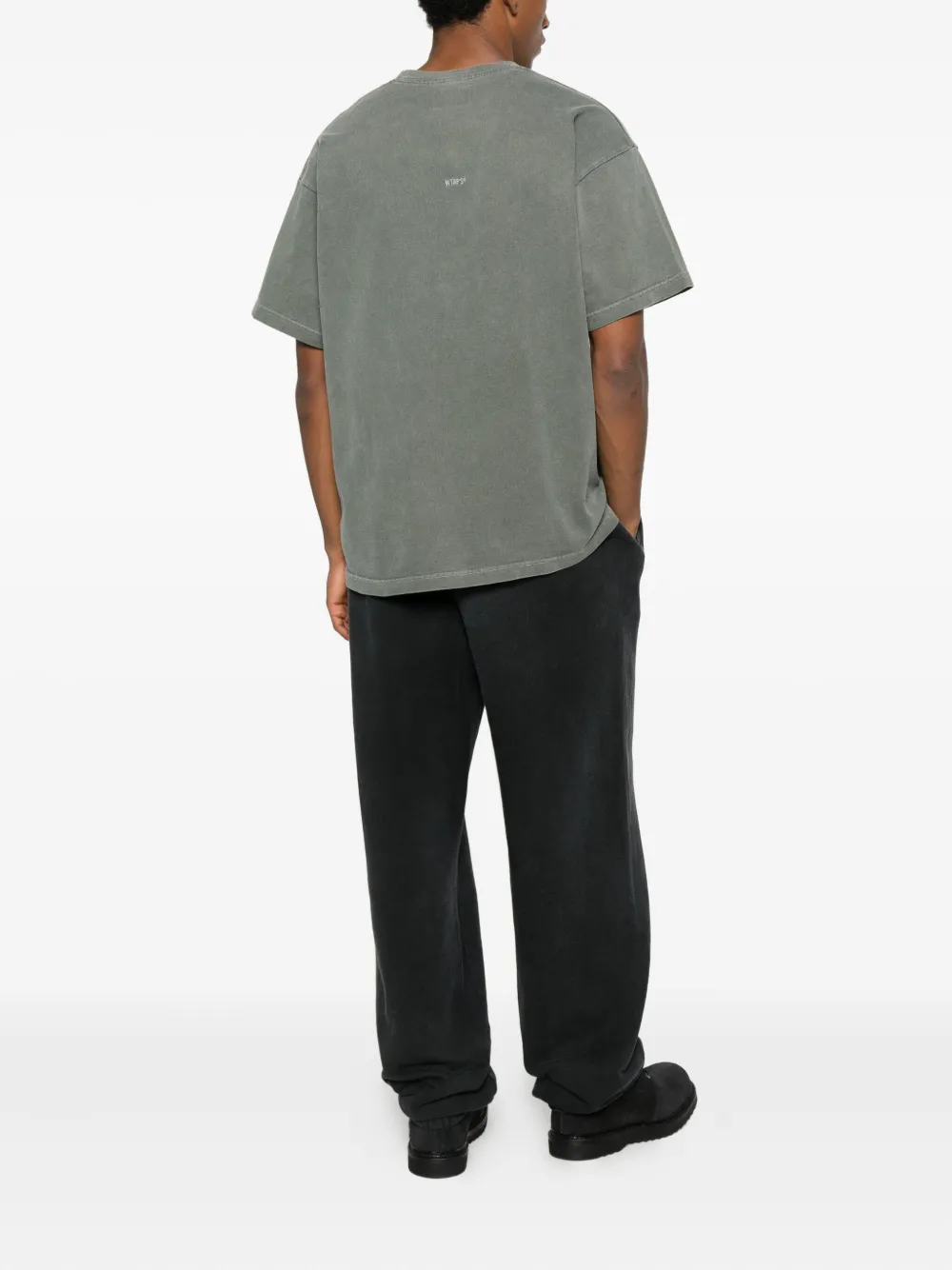 WTAPS Sign-Od short-sleeve cotton T-shirt - Groen