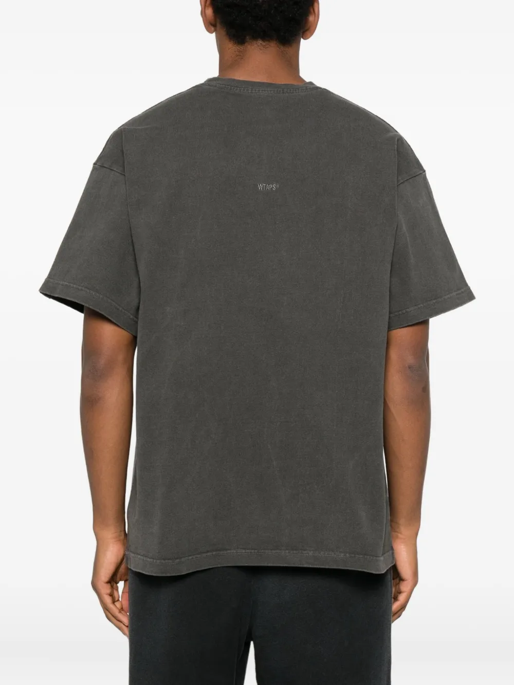 Wtaps Sign-od Cotton T-shirt In Gray