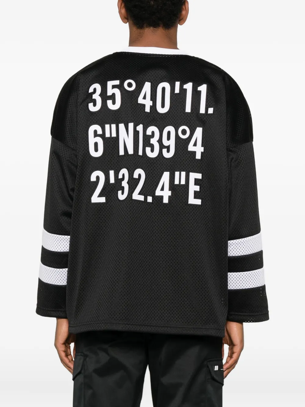 Wtaps Netminder Logo T-shirt In Black