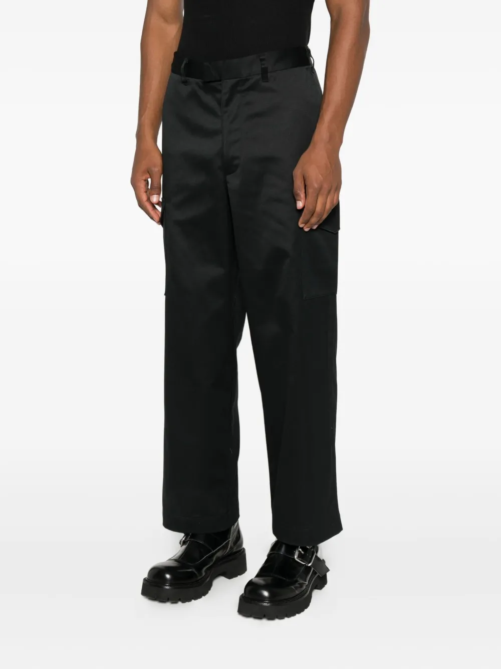 Wtaps Flap-pocket Trousers In Black