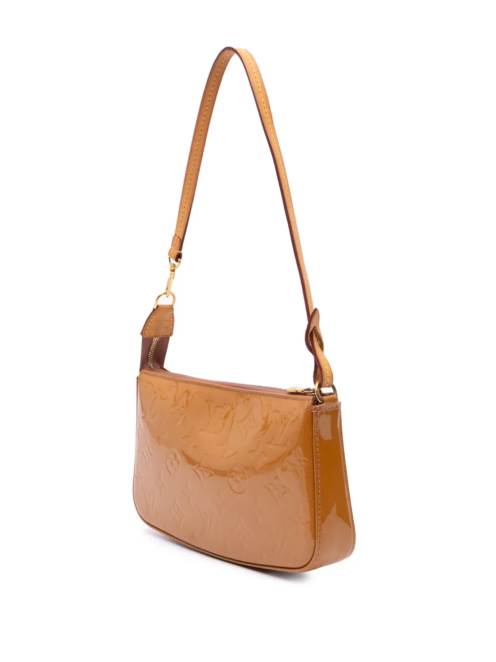 Pre-owned Louis Vuitton 2013 Monogram Vernis Pochette Accessoires Shoulder Bag