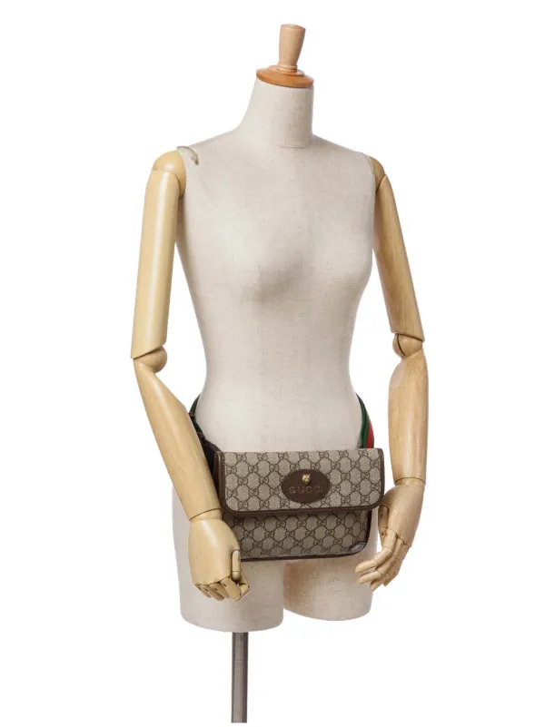Gucci Pre-Owned 2016-2024 GG Supreme Web Neo Vintage Belt Bag