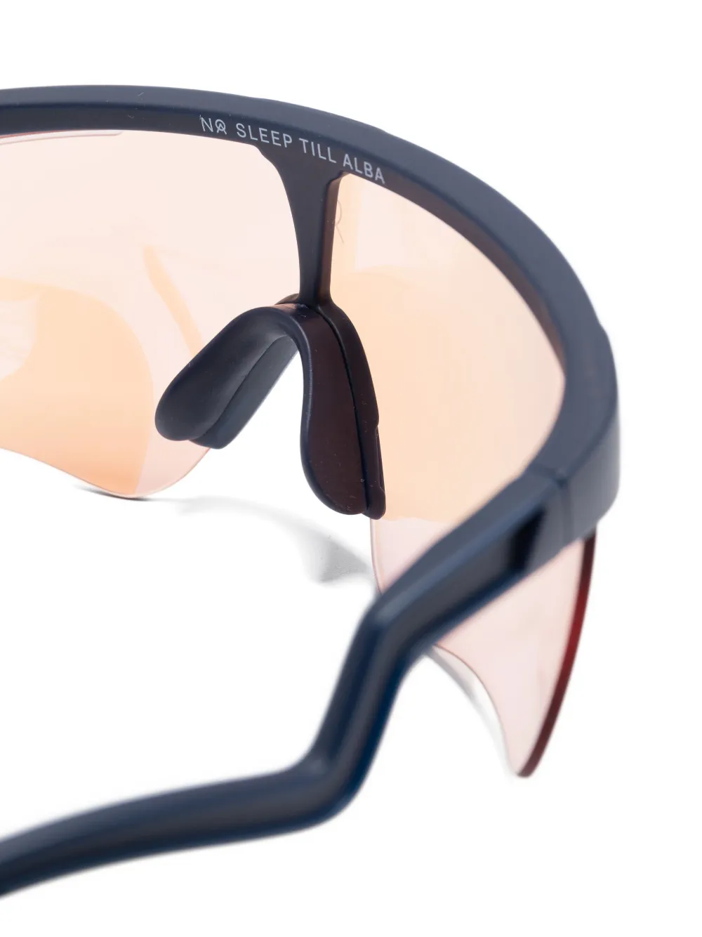 Alba Optics Zonnebril met oversized montuur Blauw