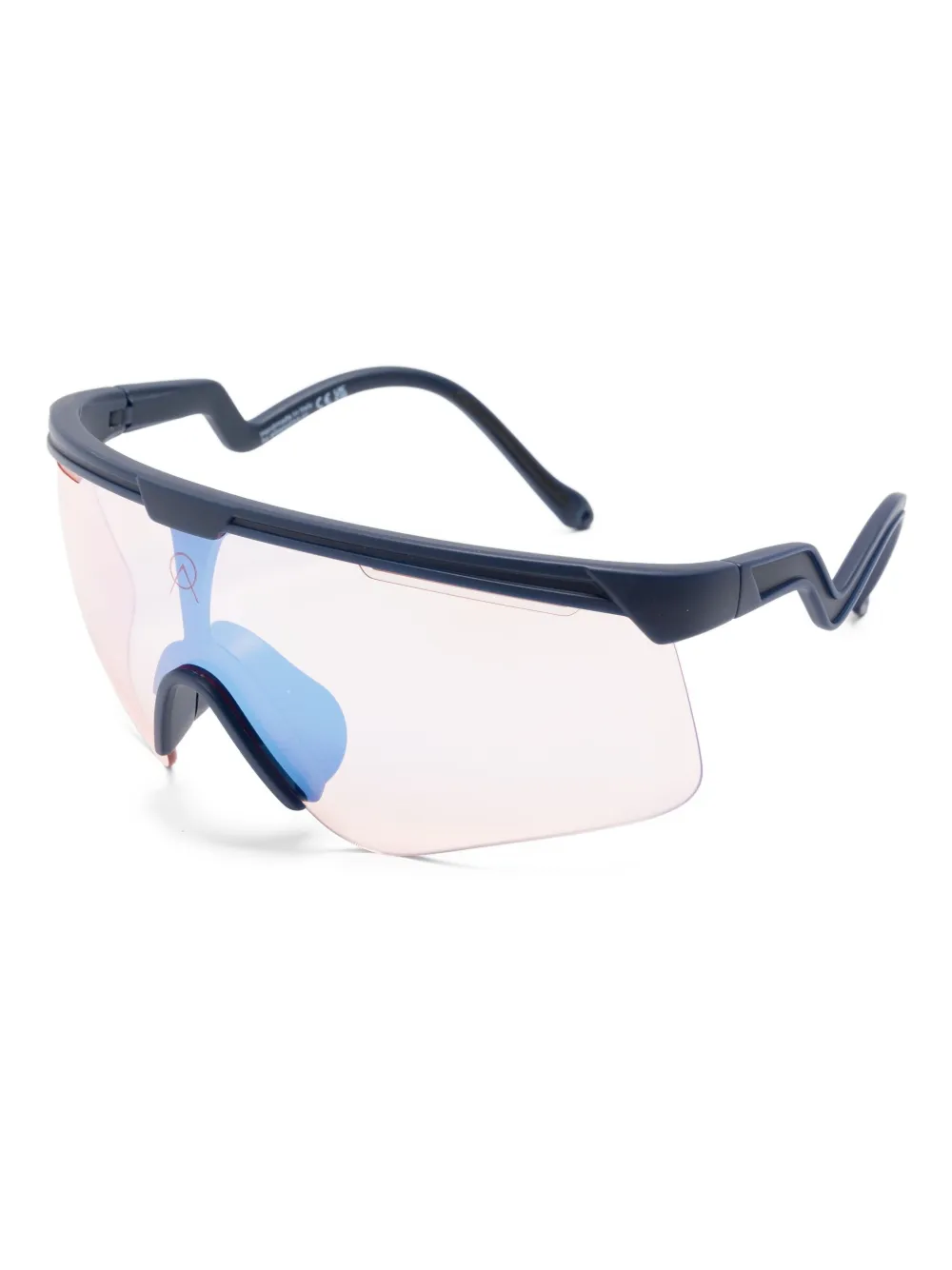 Alba Optics oversized-frame sunglasses - Blauw