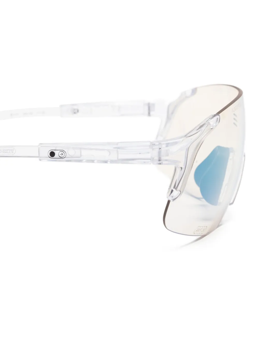 Alba Optics Jumbo zonnebril met schild montuur Wit