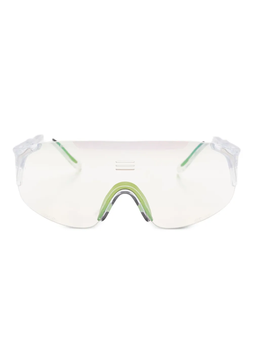 Alba Optics Jumbo zonnebril met schild montuur Wit