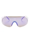 Alba Optics Jumbo shield sunglasses - White