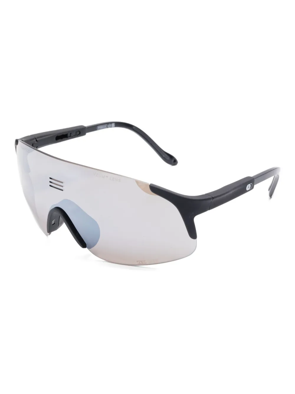 Alba Optics Jumbo shield-frame sunglasses - Zwart