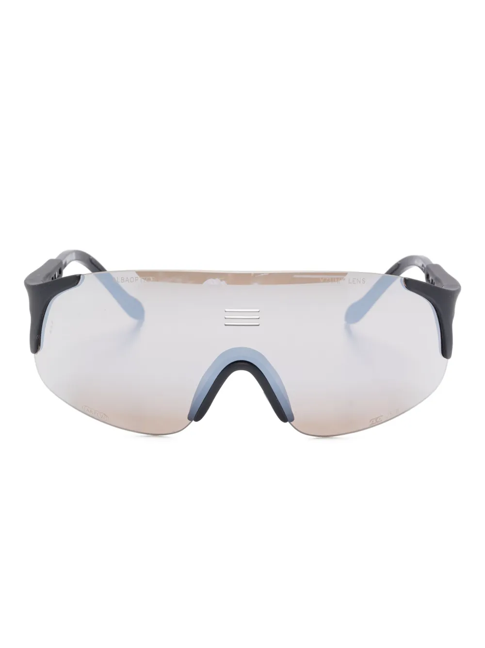 Alba Optics Jumbo zonnebril met schild montuur Zwart