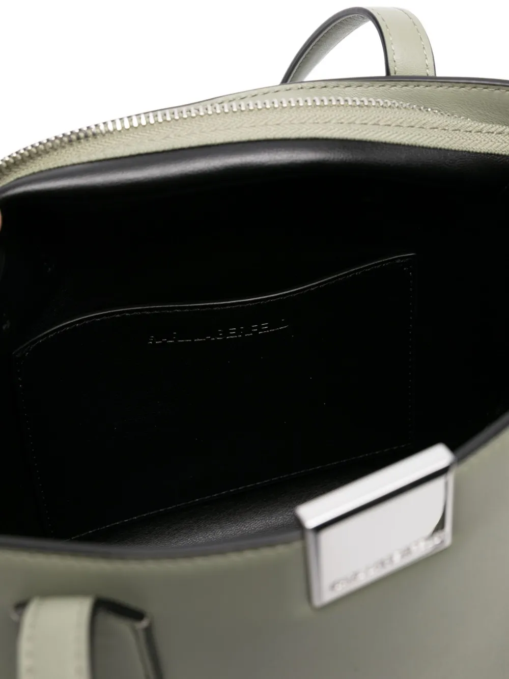 Karl Lagerfeld Leren shopper Groen