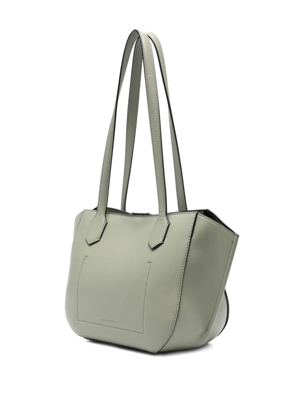 Karl Lagerfeld Leren shopper Groen