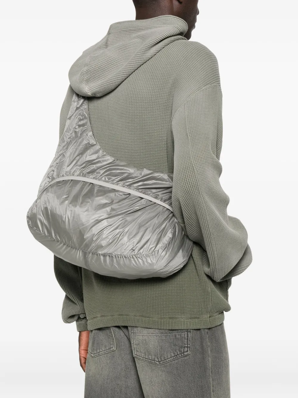 ROA packable knot messenger bag - Grijs