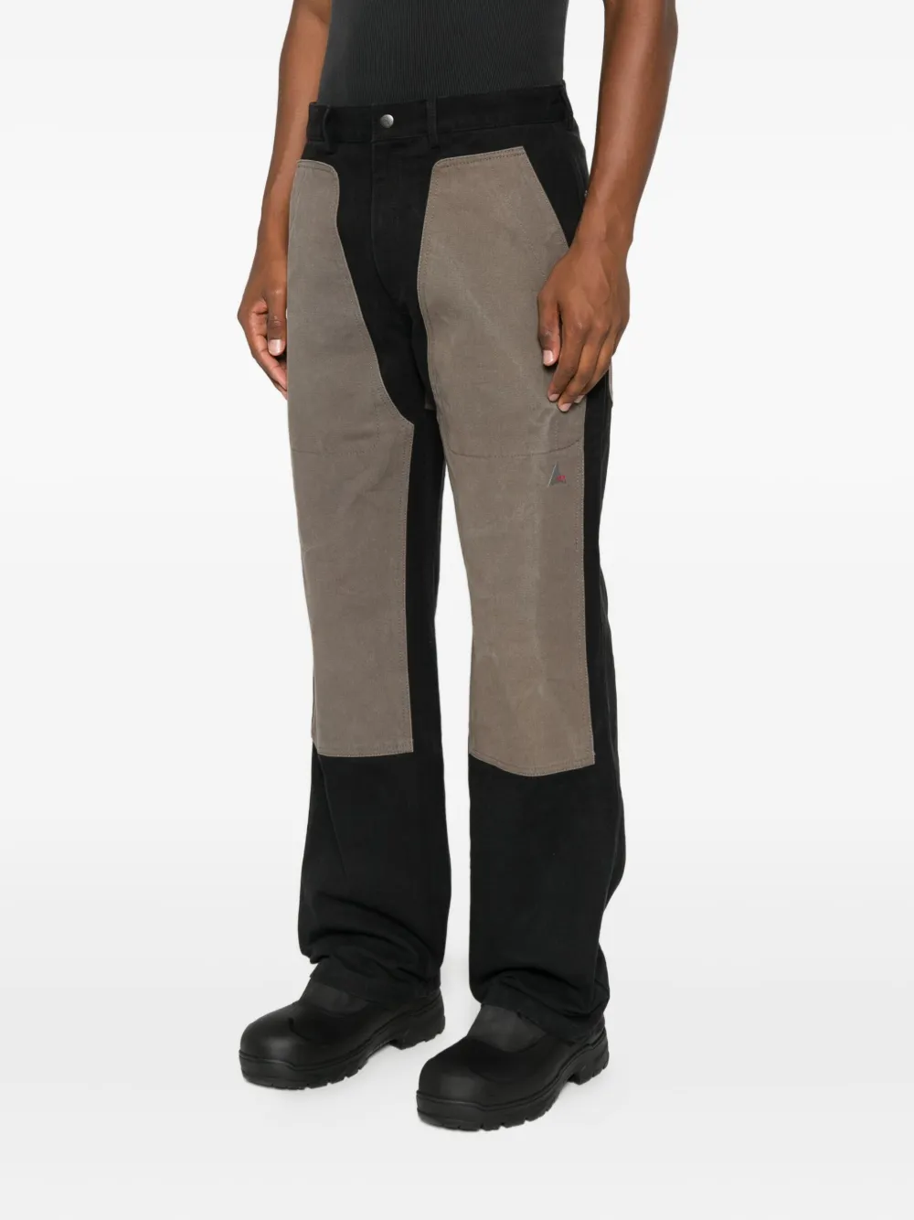 ROA Fomes broek met dubbele knie Zwart