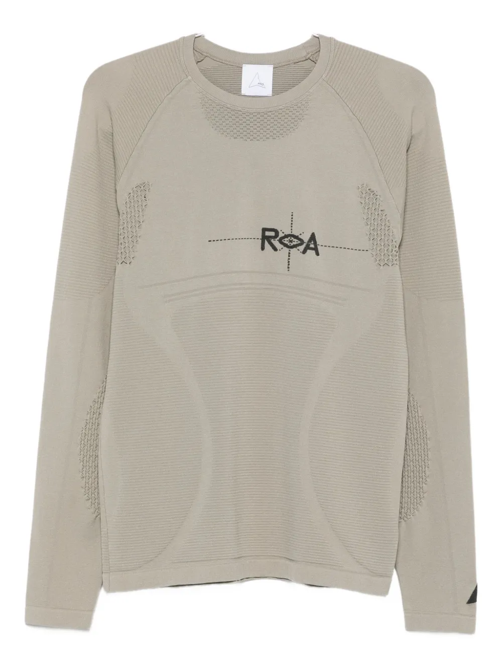 ROA seamless long-sleeve T-shirt - Grigio