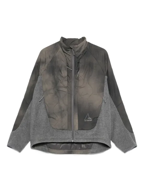 ROA x And Wander quilted fleece jacket