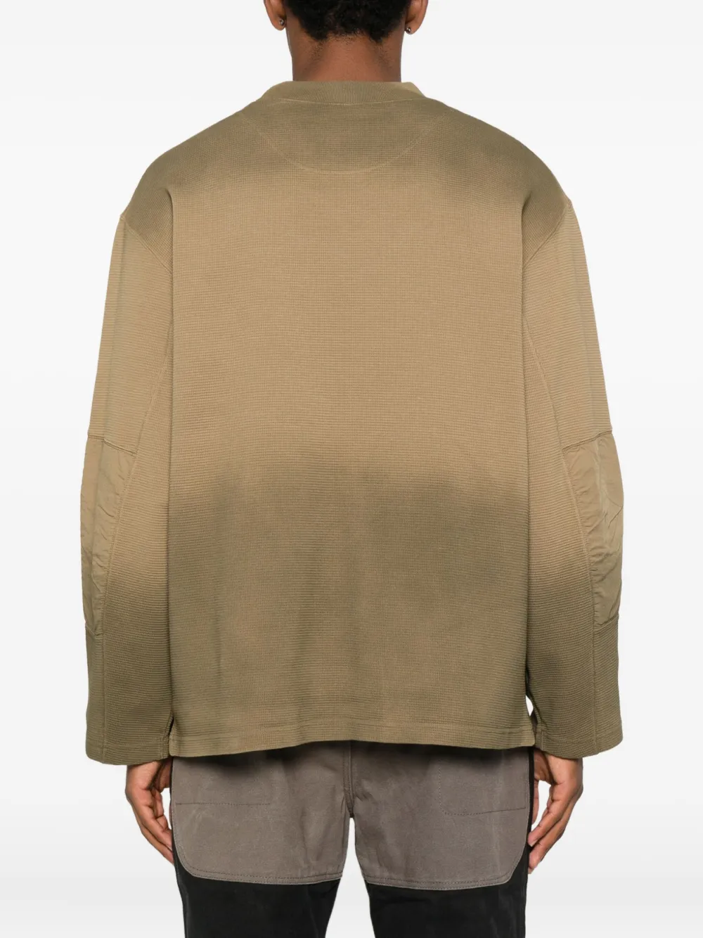 ROA x And Wander geverfd T-shirt Bruin