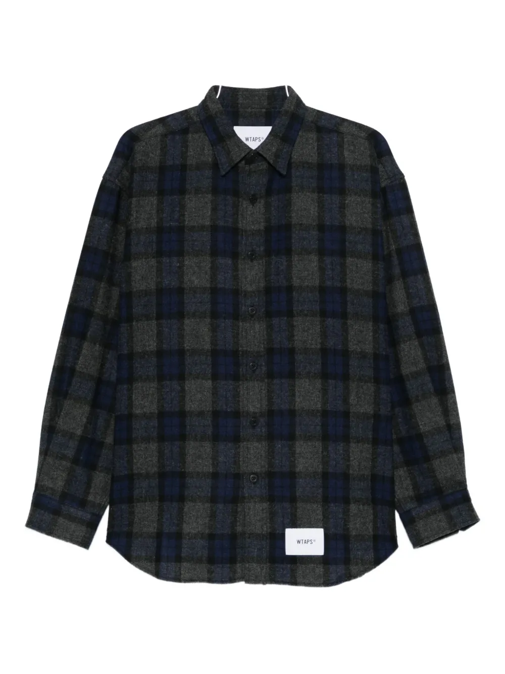 Wtaps Flannel Buttoned Shirt In Animal Print