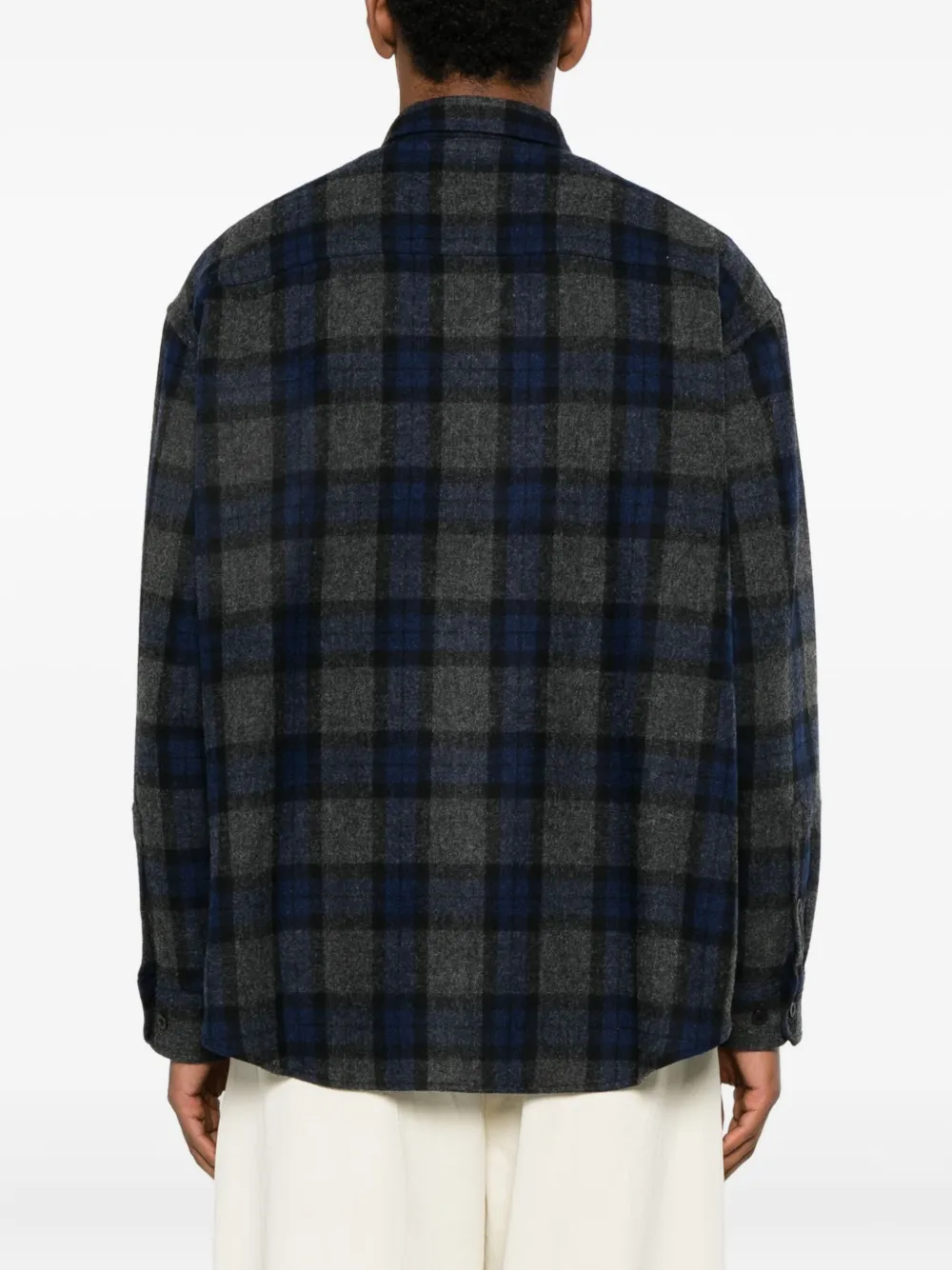 Wtaps Flannel Buttoned Shirt In Animal Print