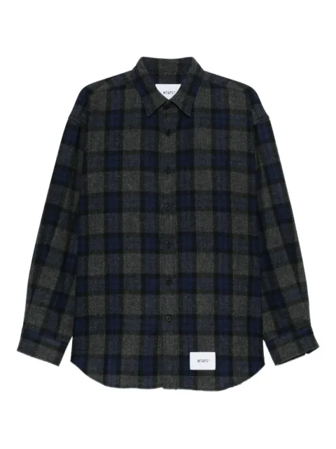 WTAPS chemise en flanelle à boutonnière