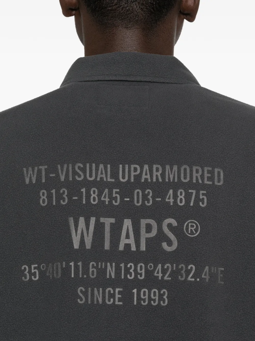 Wtaps Fleece Shirt In Black