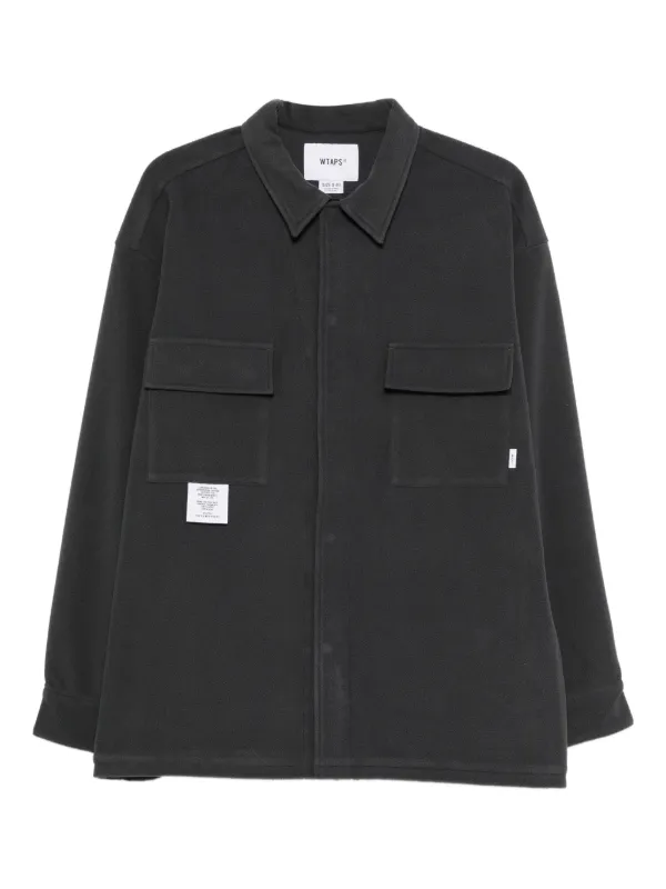 WTAPS Fleece Shirt | Grey | FARFETCH