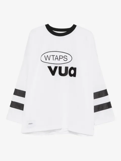 WTAPS t-shirt Netminder à détail rayé