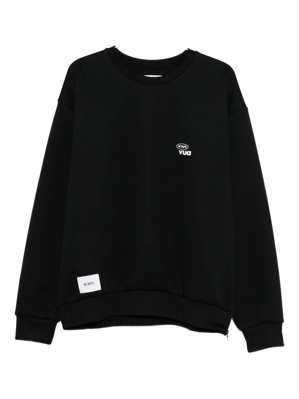 WTAPS sudadera con logo en relieve | negro | Image 1