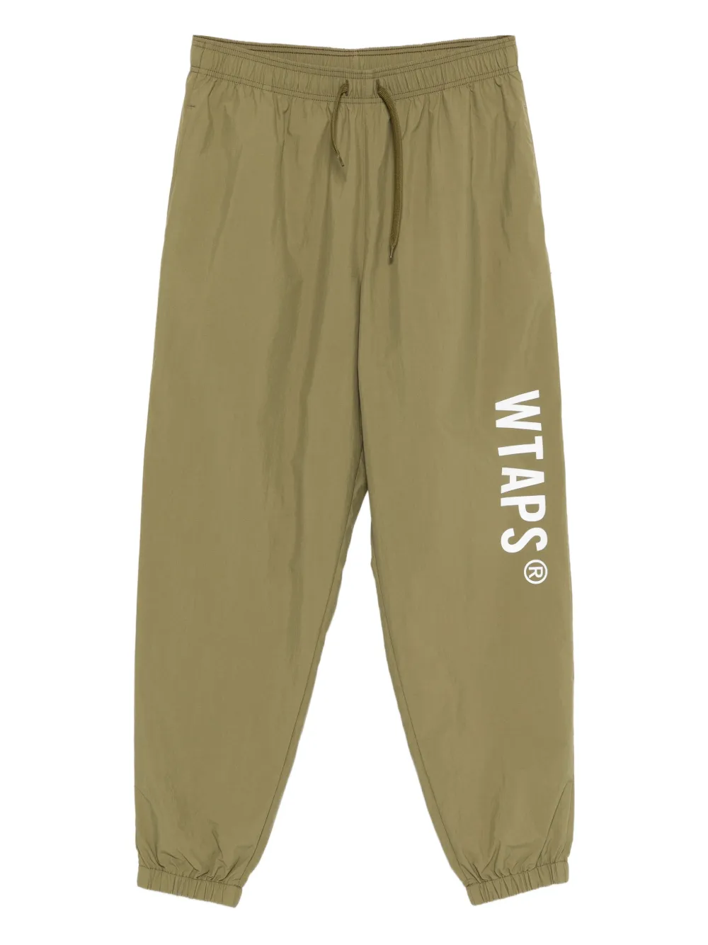 WTAPS logo-print track pants | Green | Image 1