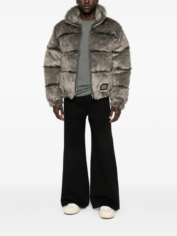 WTAPS エコファー ボンバージャケット | グレー | FARFETCH JP