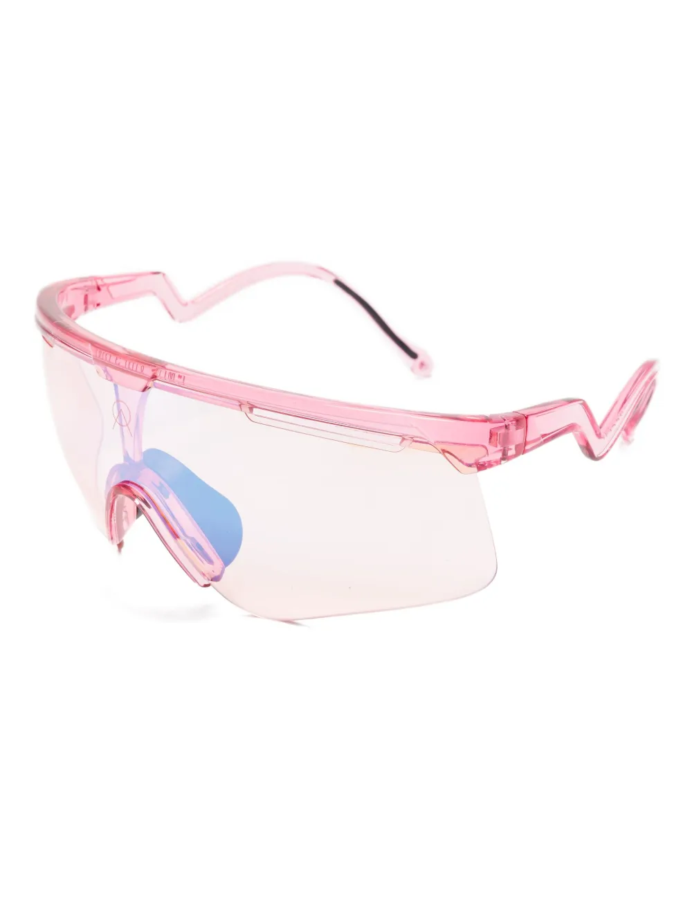 Alba Optics Delta shield-frame sunglasses - Roze