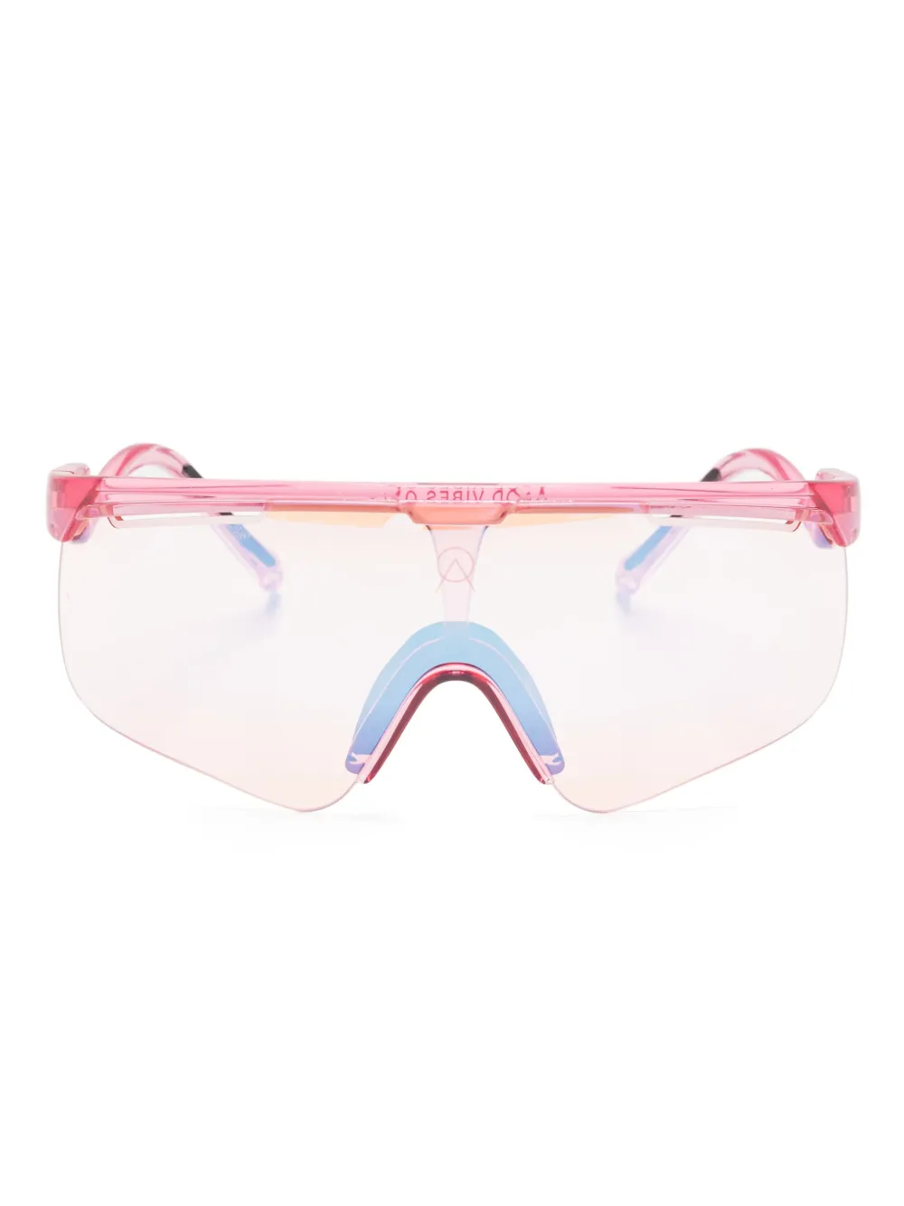 Alba Optics Delta zonnebril met schild montuur Roze