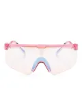 Alba Optics Delta shield-frame sunglasses - Pink