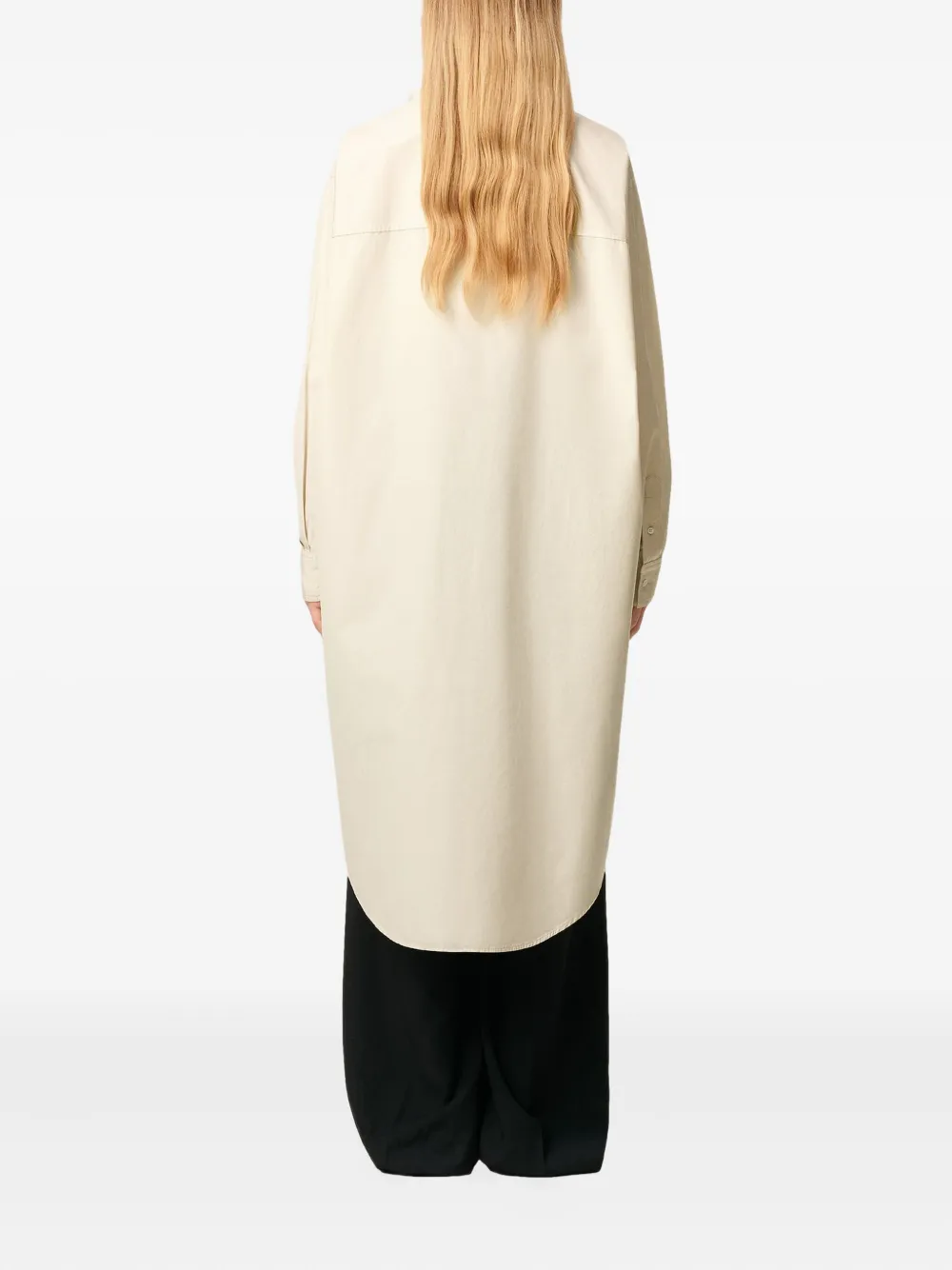 AMI Paris Bandana midi-jurk Beige