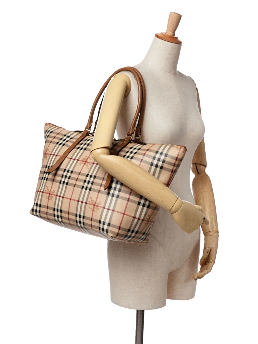 Burberry Pre-Owned 2000-2017 Medium Haymarket Check Coated Canvas tote bag | Pre-Owned | Image 2
