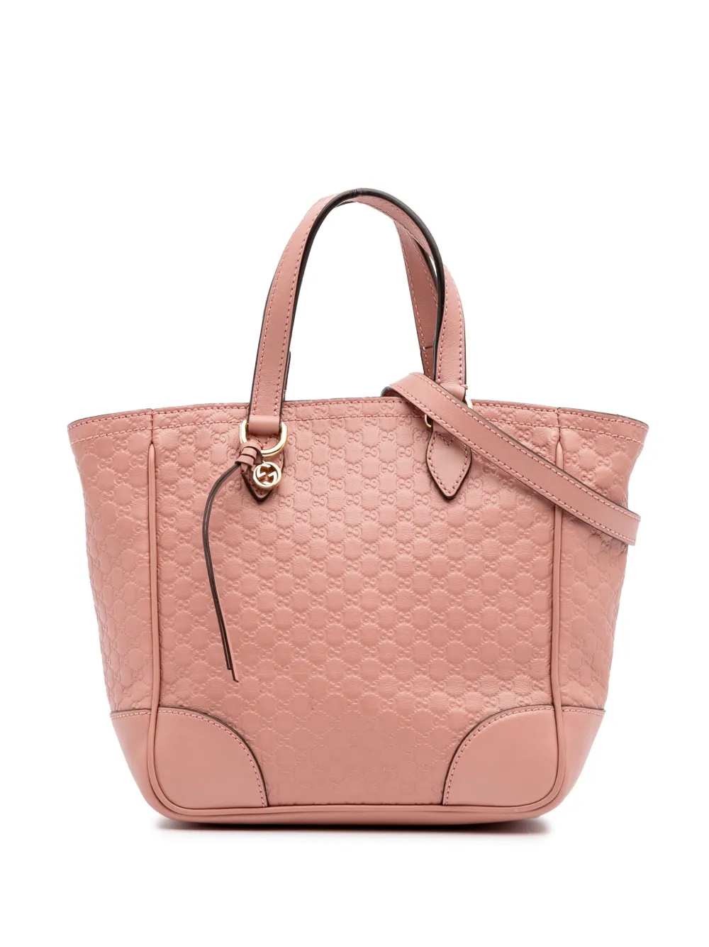Gucci Pre-Owned 2016-2024 Small Microguccissima Bree satchel | rose | Image 1