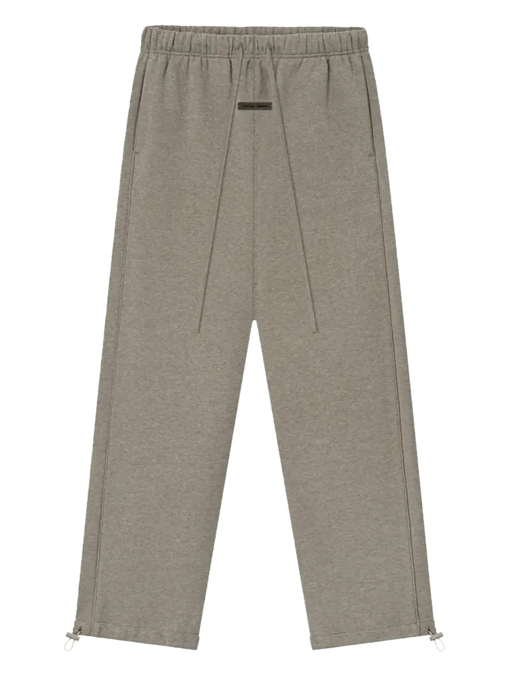 Essentials Piping-trim Track Pants In Gray