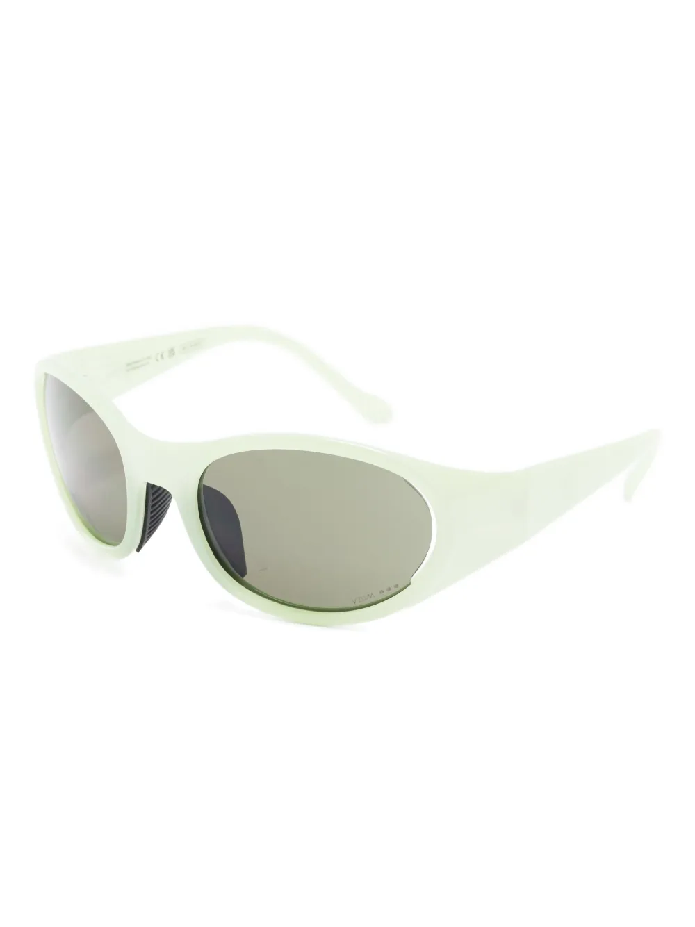 Alba Optics Anvma oval-frame sunglasses - Groen