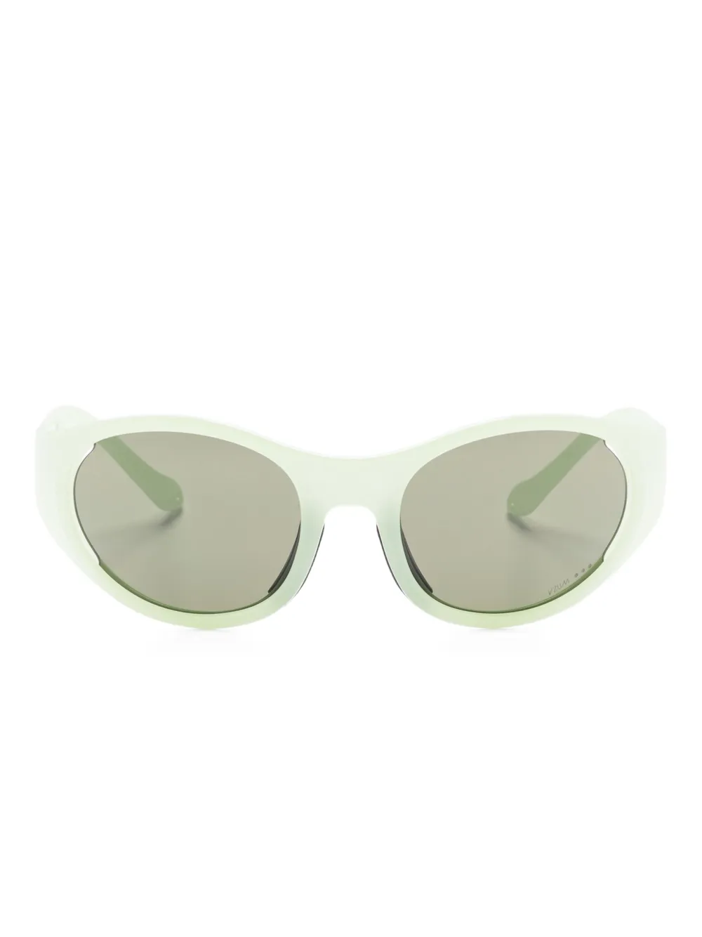 Alba Optics Anvma zonnebril met ovalen montuur Groen