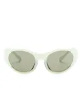 Alba Optics Anvma oval-frame sunglasses - Green