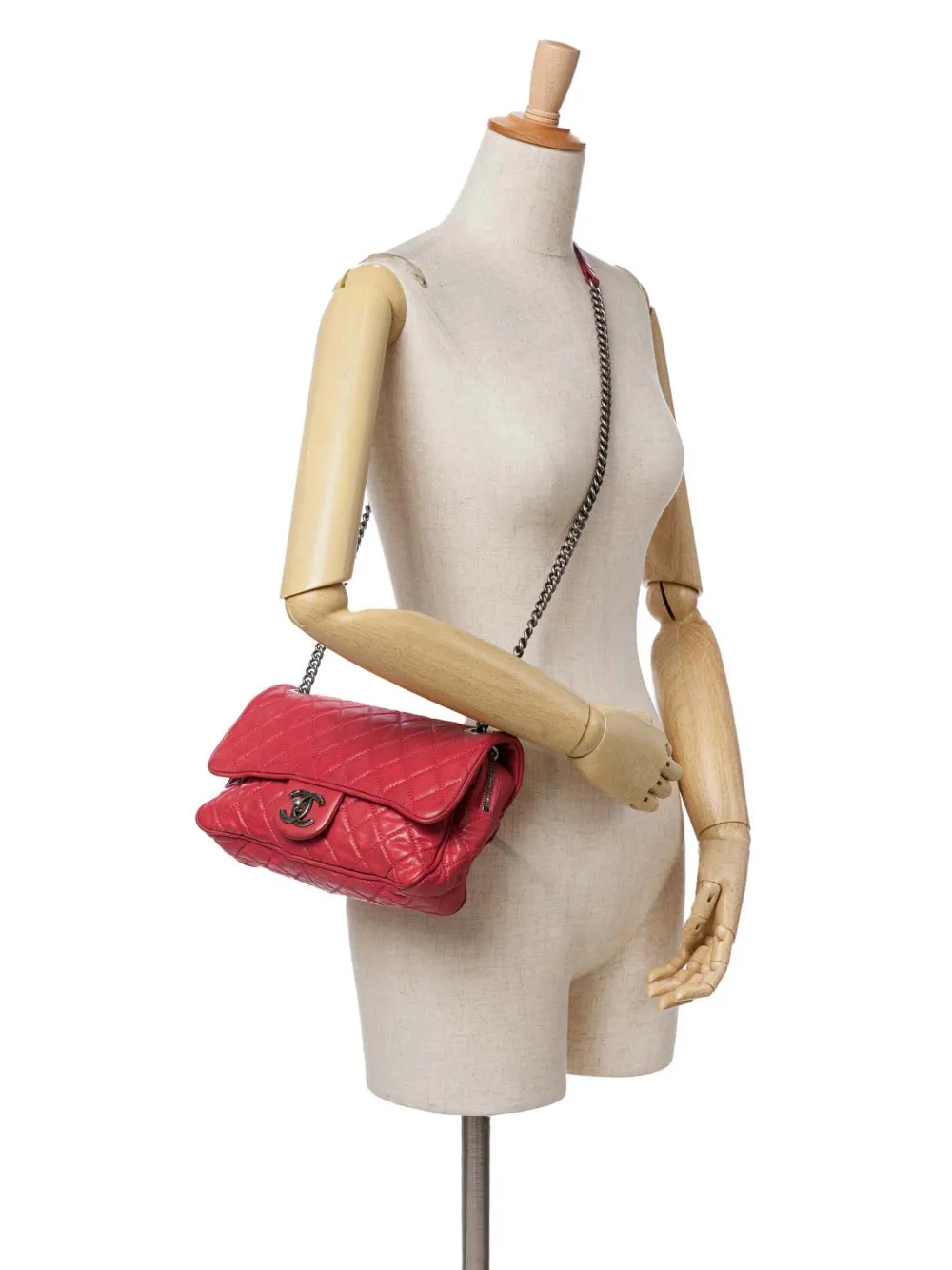 CHANEL Pre-Owned 2012-2013 Small Quilted Iridescent Calfskin Shiva Flap crossbody bag | Pre-Owned | Image 2