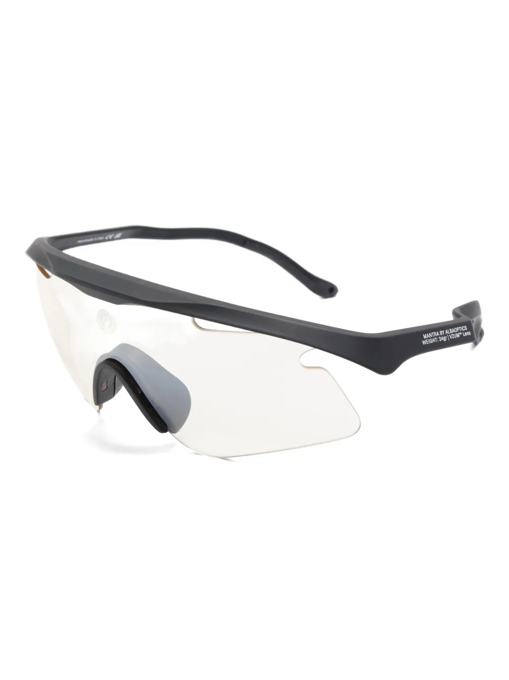 Alba Optics Mantra shield-frame sunglasses - Zwart