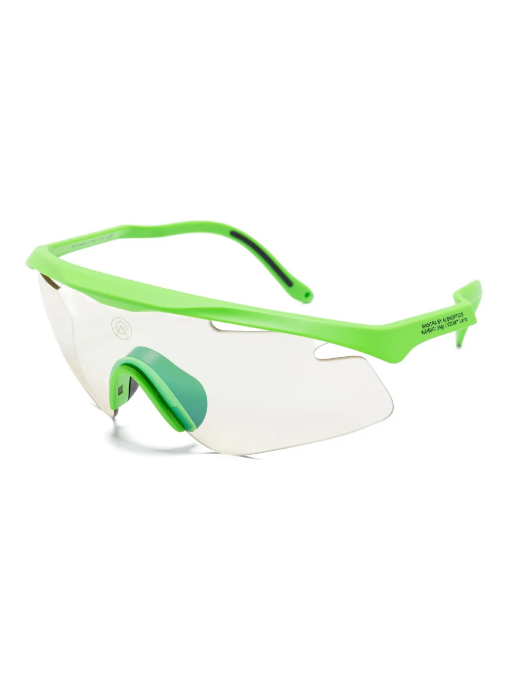 Alba Optics Mantra shield-frame sunglasses - Groen